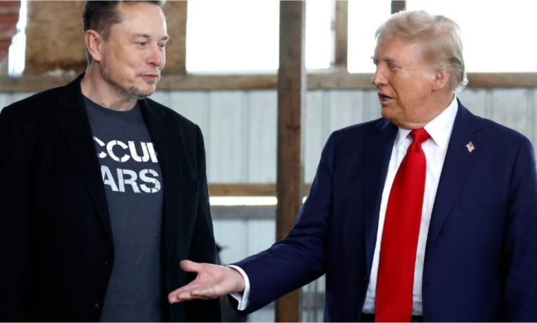 Trump and Elon Musk