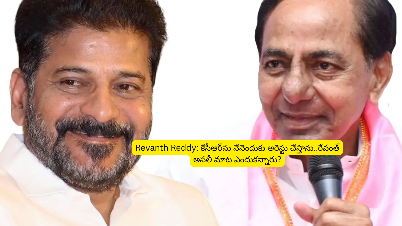 Revanth : కేసీఆర్‌ను నేనెందుకు అరెస్టు చేస్తాను..రేవంత్ అసలీ మాట ...