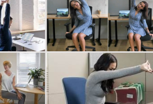 Desk yoga