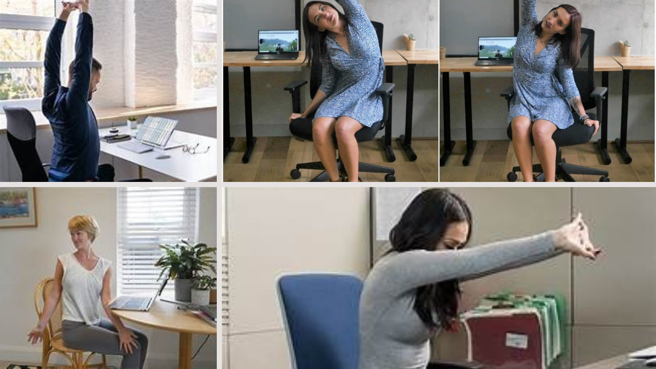 Desk yoga