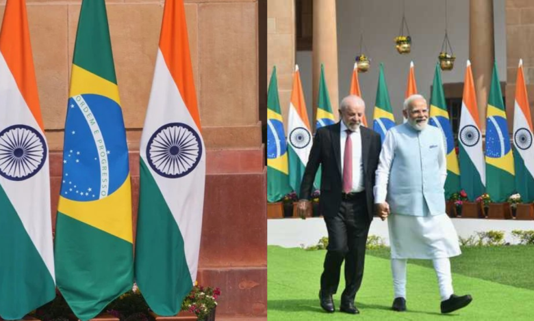 India, Brazil
