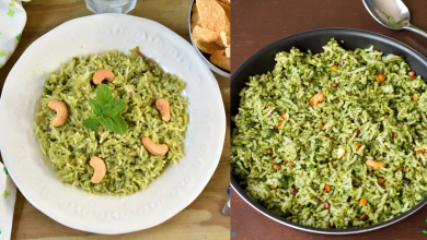 Coriander and Mint Rice