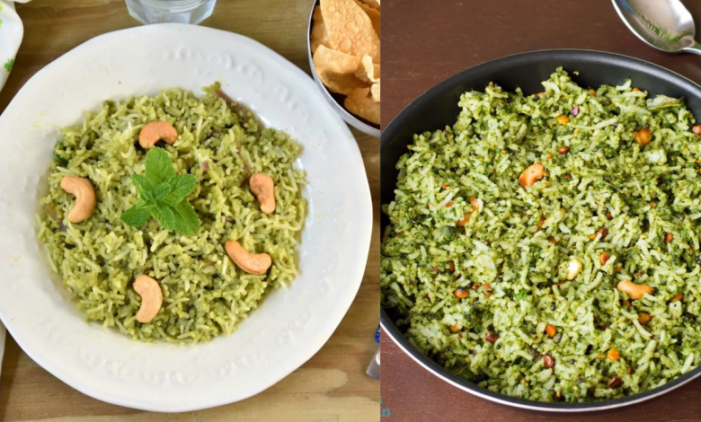 Coriander and Mint Rice