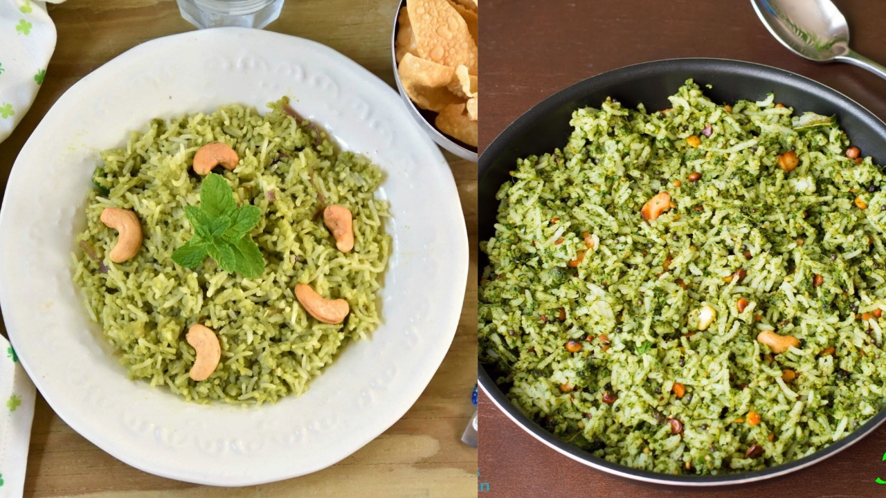 Coriander and Mint Rice