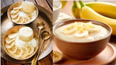 Banana with Curd Rice