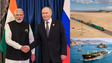 Russia - India Rail Route