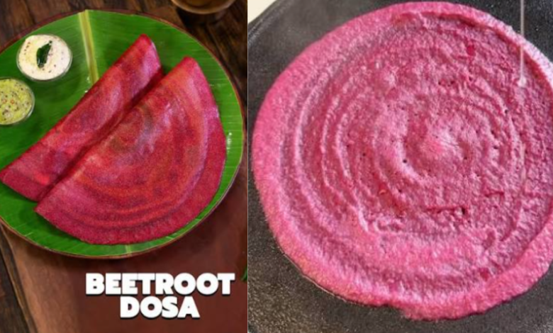 Beetroot Dosa
