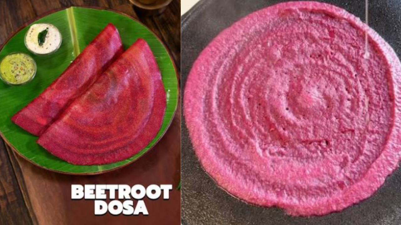 Beetroot Dosa