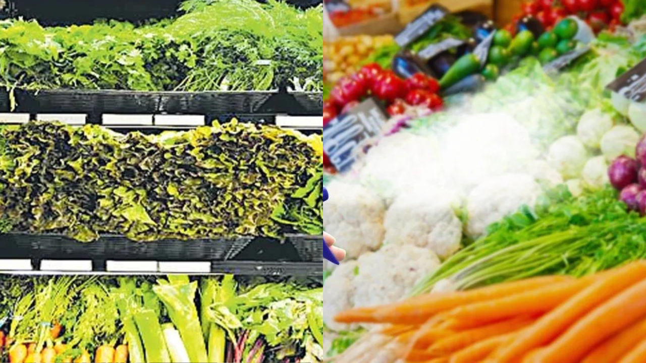 Vegetables Water Spraying