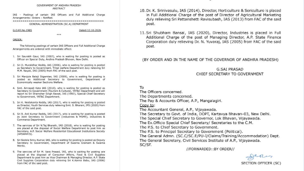 AP IAS Transfers